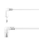 Hama Euro-netsnoer Aan Beide Kanten In Hoek 5 M Wit