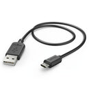Hama Oplaad-/gegevenskabel Micro-USB Draaibeveiliging Zwart