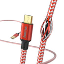 Hama Oplaad-/gegevenskabel Reflective Micro-USB 1,5 M Rood