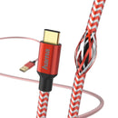 Hama Oplaad-/sync-kabel Reflective USB Type-C - USB-A 1,5 M Rood