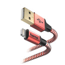 Hama Oplaad-/gegevenskabel Reflective Lightning 1,5 M Rood