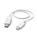 Hama Oplaad-/gegevenskabel Micro-USB 1,0 M Wit