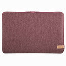 Hama Notebook-sleeve Jersey Tot 40 Cm (15,6) Donkerrood