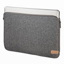 Hama Notebook-sleeve Jersey Tot 36 Cm (14,1) Donkergrijs