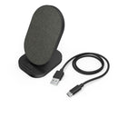 Hama Draadloze Oplader QI-FC10S-Fabric Zwart
