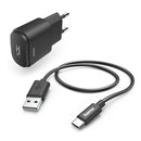 Hama Oplaadset USB-C 12 W Zwart