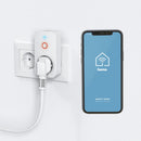 Hama Slim Wifi-Stopcontact + 2x USB-A Wit
