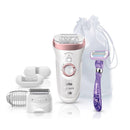 Braun SE9-870 Silk-Epil 9 SensoSmart Epilator met 7 Extra’s Wit/Roze