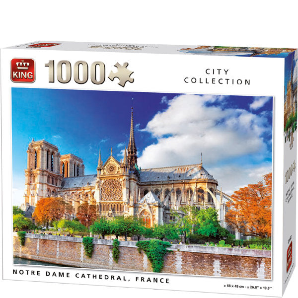 King puzzel 1000 st. Notre Dame 5660