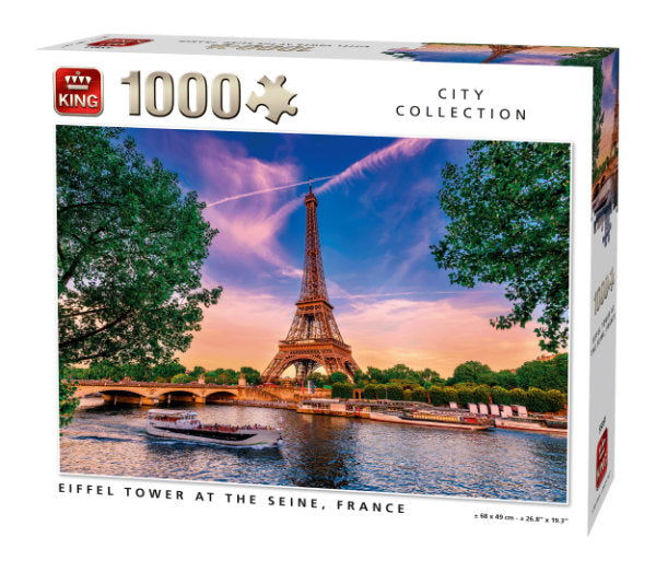 King puzzel 1000 st. Eiffel tower 55851