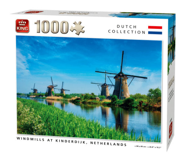 King puzzel 1000 st. windmills 55885