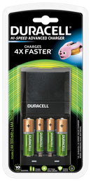 Duracell CEF27 Batterijlader + 2XAA & + 2XAAA