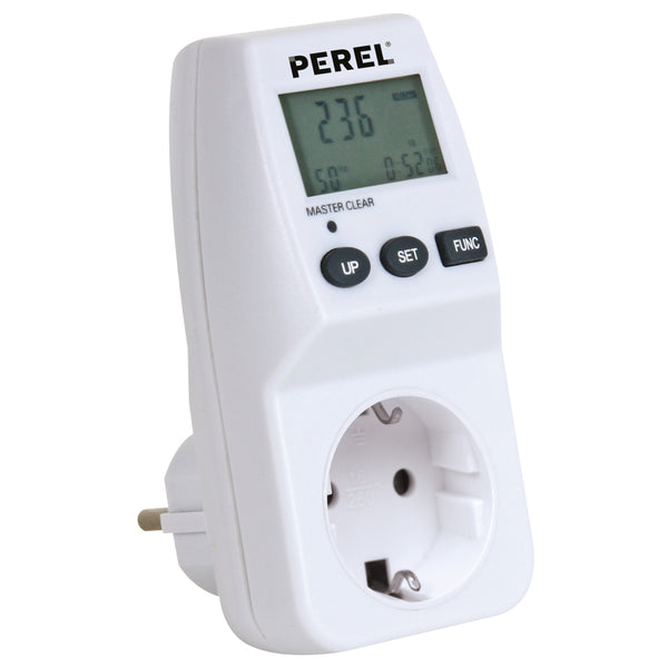 Perel E305EM5-G Energieverbruiksmeter 230v/16a Wit