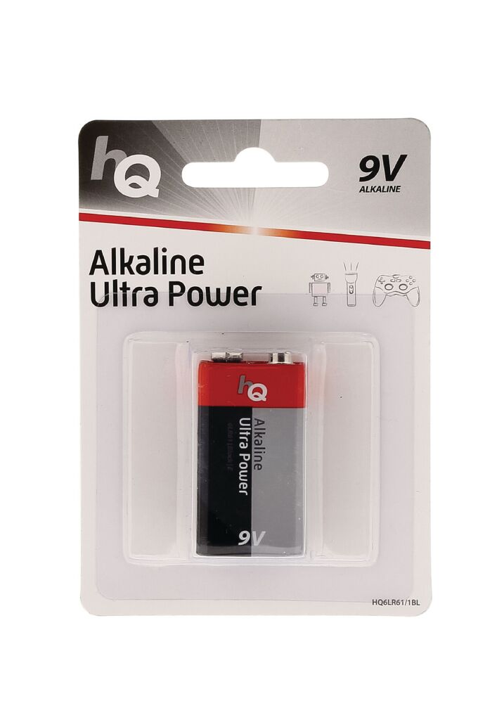 HQ HQ6LR61/1BL Alkaline Batterij 9 V 1-blister
