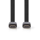 Nedis CVGP34100BK100 Platte High Speed Hdmi?-kabel Met Ethernet Hdmi?-connector - Hdmi?-connector 1