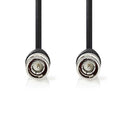 Nedis CVGP01000BK20 Bnc-videokabel Bnc Male - Bnc Male 2,0 M Zwart