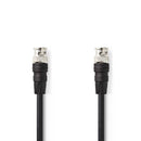 Nedis CVGP01000BK20 Bnc-videokabel Bnc Male - Bnc Male 2,0 M Zwart