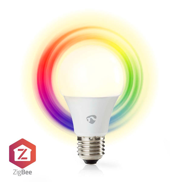 Nedis ZBLC10E27 Smartlife Multicolour Lamp Zigbee 3.0 E27 806 Lm 9 W Rgb / Warm Tot Koel Wit 2200 -