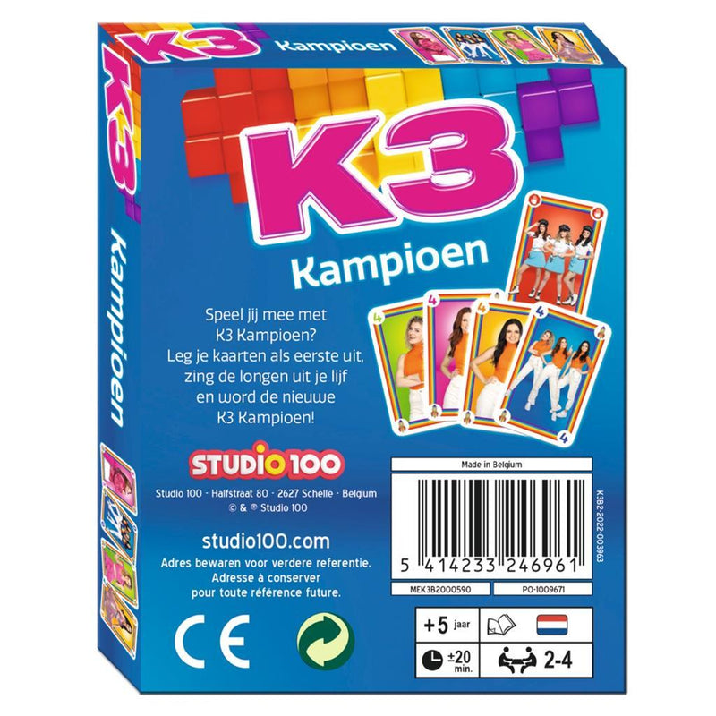 K3 Kaartspel Kampioen