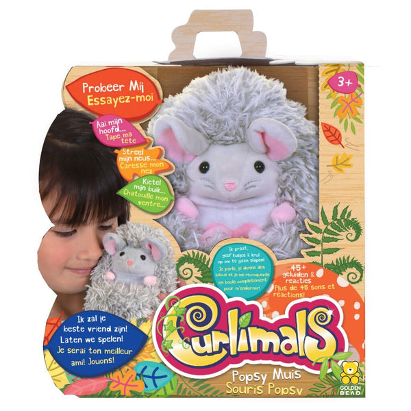 Curlimals Popsy the Mouse Interactieve Knuffel