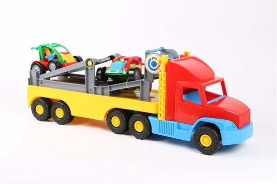 Wader 36620 Vrachtwagen Met Trailer Multicolor