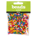 Houten Kralen Mix Diverse Kleuren, 15gr.