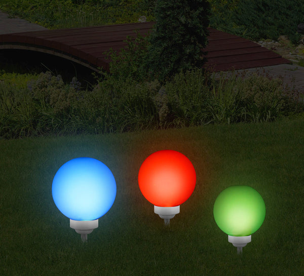 LED tuinverlichting in 3 kleuren op zonne-energie-30cm 30cm
