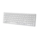 Rapoo E9700M Draadloos Multimode Toetsenbord Blade Compact Wit QWERTY US
