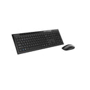 Rapoo 8210M Draadloos Multimode Desktop Combo Toetsenbord-muisset,QWERTY US,zwart