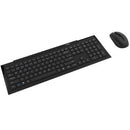 Rapoo 8210M Draadloos Multimode Desktop Combo Toetsenbord-muisset,QWERTY US,zwart