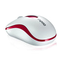 Rapoo M10 Plus 2.4 GHz Draadloze Optische Muis Rood
