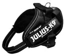 Julius K9 Idc Power-harnas/tuig Voor Labels Zwart MINI/49-67 CM