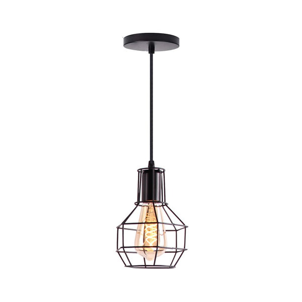 Homestyle Pro MK003-B Industriële Hanglamp Zwart/Metaal