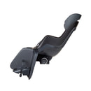Kinderzitje achter Bobike Go Maxi RS met dragerbevestiging (CFS) en slaapstand - urban black