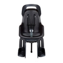 Kinderzitje achter Bobike Go Maxi RS met dragerbevestiging (CFS) en slaapstand - urban black