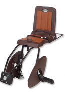 Kinderzitje achter Bobike Classic Junior Plus - coffee brown