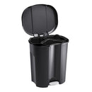 Rotho Trio Afvalemmer 10L + 2x15L Zwart