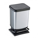 Rotho Paso Pedaalemmer 20L Silver Metallic