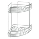Metaltex Viva Hoekrek 2 Etages 30x20x20 cm Zilver