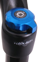 Verende voorvork 27,5" / 650B Spinner met lock out - 120 mm veerweg met 1 1/8" ahead vorkbuis - PM