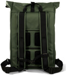 Gerecyclede shopper fietstas Urban Proof Rolltop Backpack 20 liter  34 x 13 x 46 cm - groen