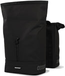 Gerecyclede dubbele fietstas Urban Proof Rolltop 38 liter 30 x 15 x 42 cm - zwart