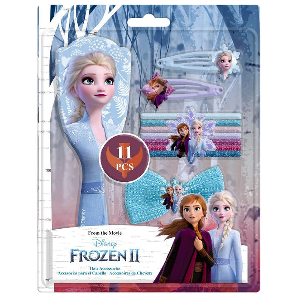 Disney Frozen 2 Borstel + Haaraccessoires 11-delig