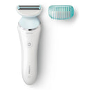 Philips BRL130/00 SatinShave Advanced-Ladyshave + Accessoire Blauw/Wit
