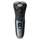 Philips S3133/51 Shaver Series 3000 Wet & Dry Elektrisch Scheerapparaat Zwart/Blauw