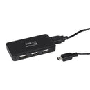 Q-Link USB Hub 2.0 4 Poorten + USB Kabel Zwart