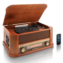 Lenco TCD2500 Classic Phono Koffer Platenspeler met CD-Speler Hout