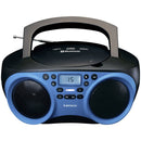 Lenco SCD-501BU Draagbare Radio CD-Speler + Bluetooth Blauw/Zwart