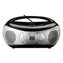 Lenco SCD-12BK Draagbare Radio/CD-Speler Zwart/Zilver