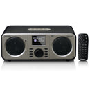 Lenco DAR-030 Houten DAB+ FM Tafelradio Zwart
